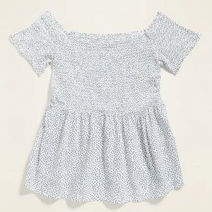 Old Navy Short Sleeve Smocked Top Size S
